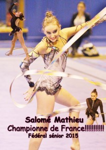 Salome Matthieu Championne de France 2015  